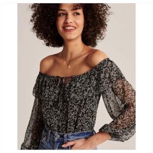 Abercrombie & Fitch Off the Shoulder Bodysuit | NWT | Size Small